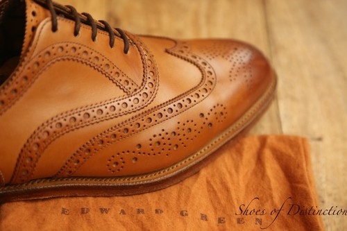 Edward green tan leather - green,