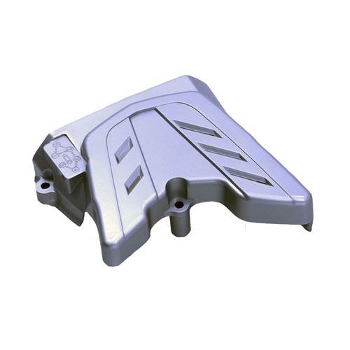 Cover engine sprocket - cover, (silver)