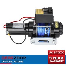 Gearzaar Electric Winch 2041KG/4500LB For Garage Workshop 12V 1400w Recovery