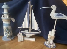 Blue/White Sail Boat