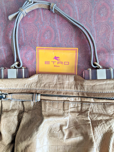 Etro beige patent leather - beige,