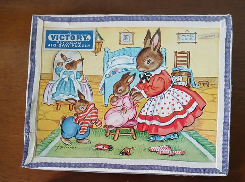 Vintage victory wooden - wooden, jigsaw