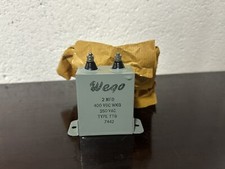 Wego 2 MFD 400VDC WKG 250 VAC  Capacitor  