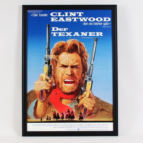 Clint eastwood signed poster - eastwood,