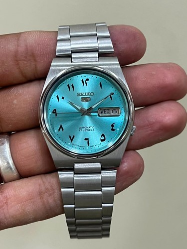 Seiko automatic arabic ice - seiko,
