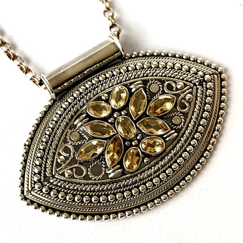 Citrine 925 sterling silver - citrine,