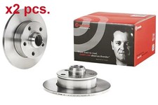 X2 PCS REAR BRAKE DISC ROTORS