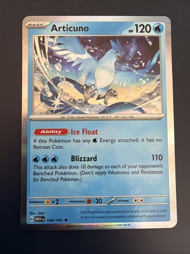 Pokémon articuno 144 - pokémon,