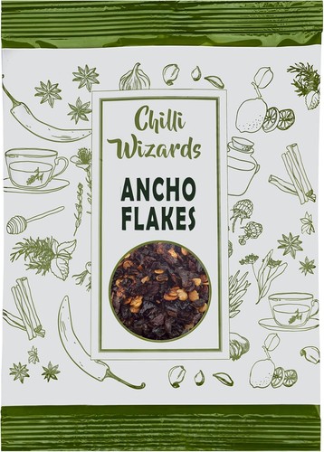 Mexican ancho chilli - mexican, flakes