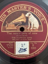 78rpm HMV B2283 The Happiness