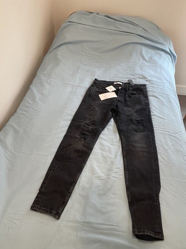 Zara men black skinny jeans - men's,