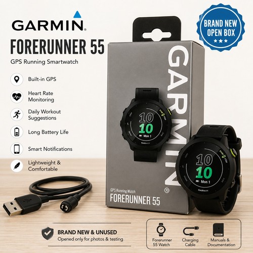 Garmin forerunner black gps - 55,