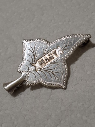 Antique silver ivy - antique,