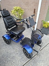 Turbocaddy Golf Buggy  Modern Lithium Battery. Ramps for carriage as required. 