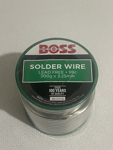 Boss lead free solder 500g - boss,