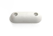 White Oval Buffer for Toilet