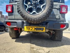 2023 JEEP WRANGLER JL RUBICON BUMPER (REAR) BLACK COMPLETE WITH LIGHTS