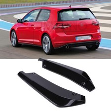 For VW Golf MK7 MK7.5 GTI GTD Rear Bumper Diffuser Splitter Canard Lip Protector