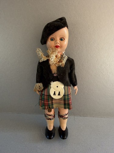 Vintage scottish doll - scottish, boy