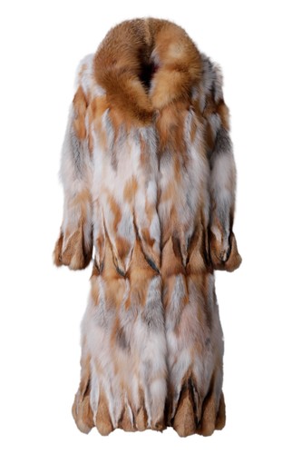 Red fox fur - red,