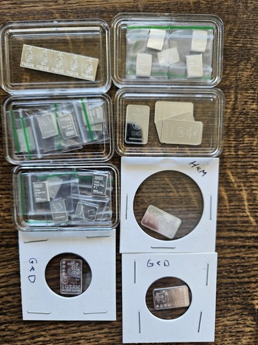 Fine silver bars - x,