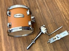 Rare Mapex 8x8" Tom Drum With Mapex Ball Arm Tom Holder And Multi Angle Clamp