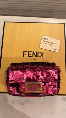 Fendi pink sequin mini - fendi,