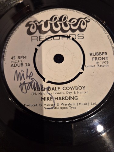Signed mike harding vinyl - mike,