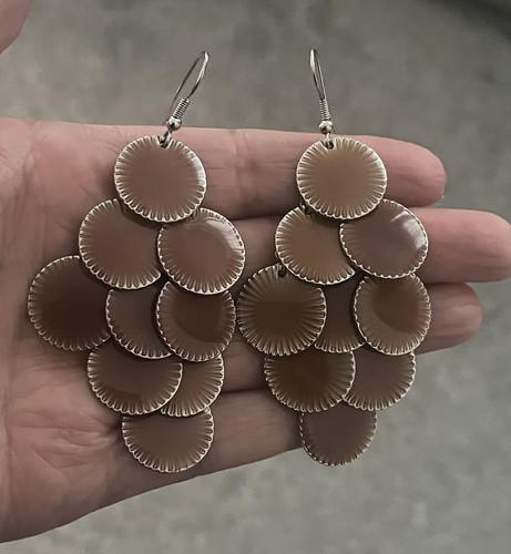 Statement brown silver tone - &,