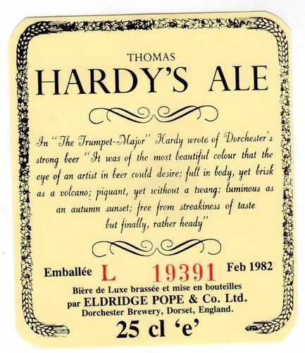 Beer label eldridge - label:, pope