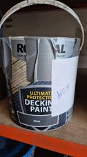 Ronseal Ultimate Protection Decking Paint SLATE - 5L DAMAGED TIN