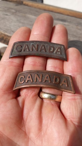 Pair ww1 1916 canada cef - pair,