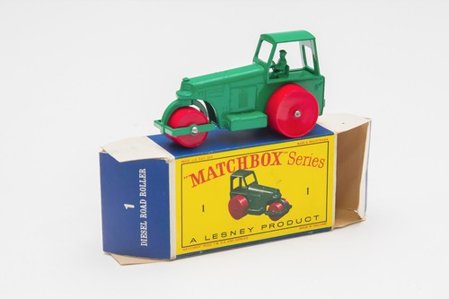 Matchbox diesel road roller - road,