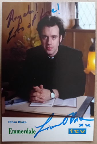 Original autographed emmerdale - original,