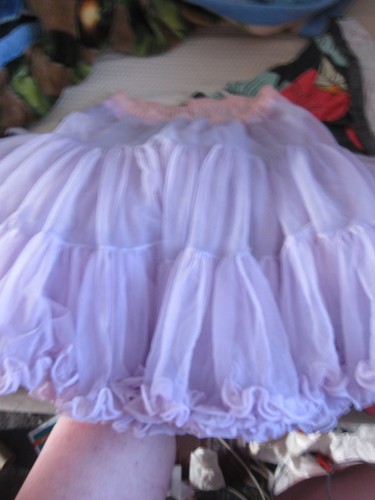 Lilac frilly petticoat -  lilac , frilly 