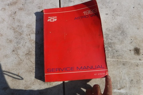 1993 astro van 372 - astro, st-372-93