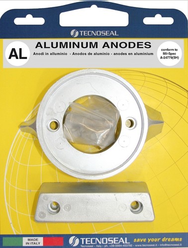 Aluminium anode kit for volvo - aluminium,