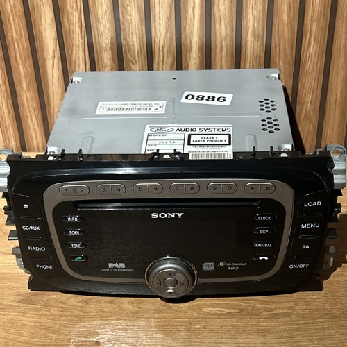 Ford sony mp3 dab disc - dab, 6