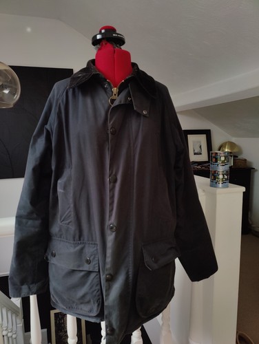 Barbour large wax navy - large,