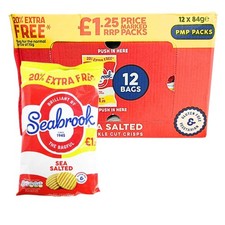 Seabrook Sea Salted Crisps 12