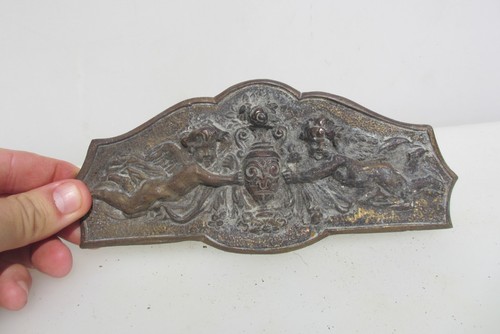 Victorian brass cherub - victorian,