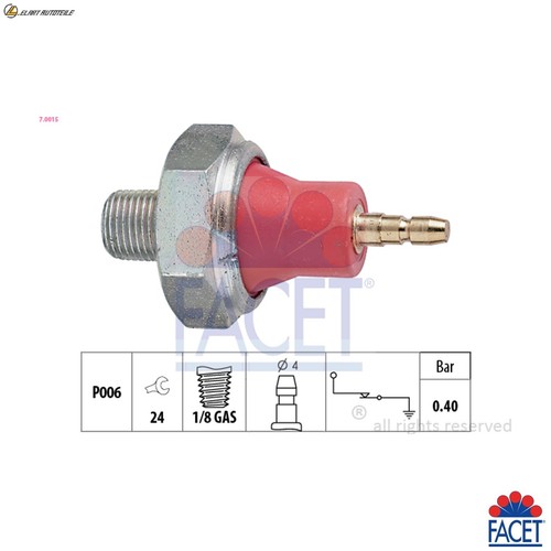 Oil pressure switch 0015 for - oil,