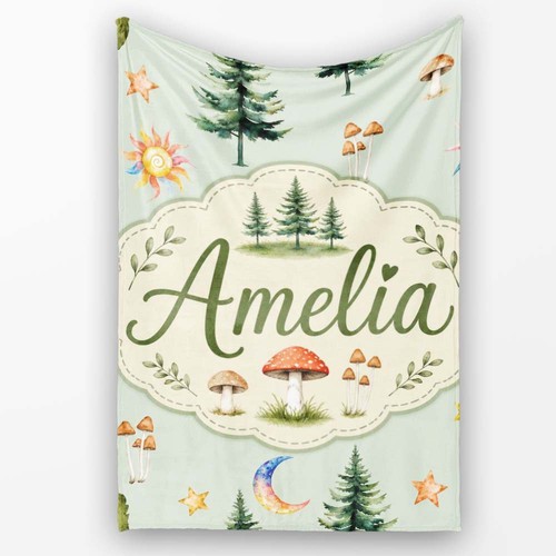 Soft fleece blanket watercolor - soft,
