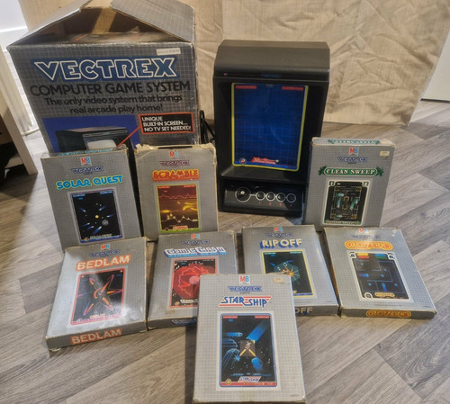 Vectrex console game system - console,