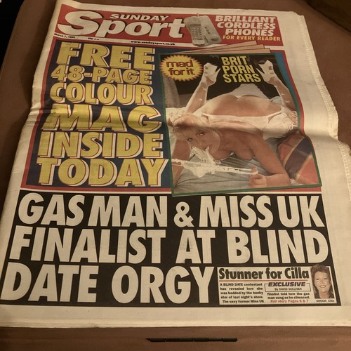 Sunday sport newspaper - newspaper, 1999