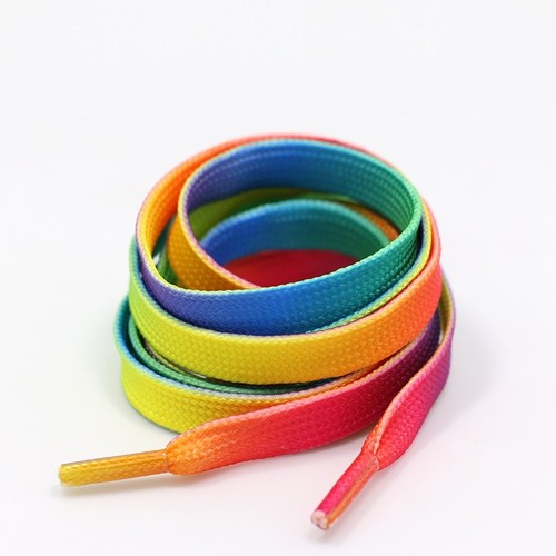 Pair flat rainbow stripe - pair,