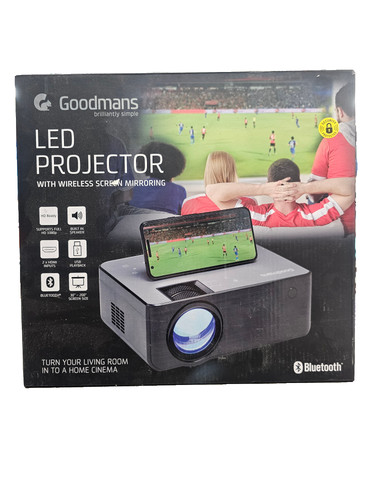 Boxed goodmans led - goodmans, projector