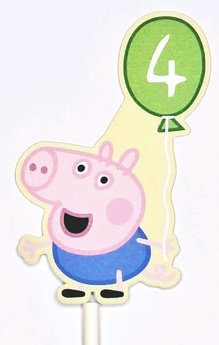Peppa pig george cake topper - cake,