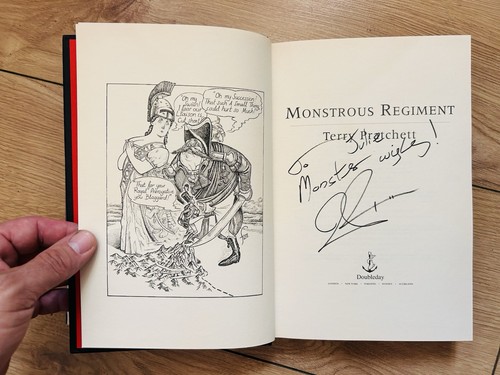 Signed terry pratchett - signed,