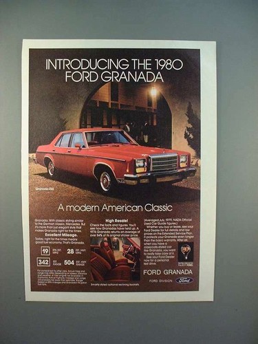 1980 ford granada ess car - ess,